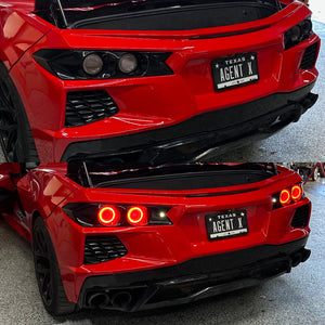 C8 Round Tail Lights